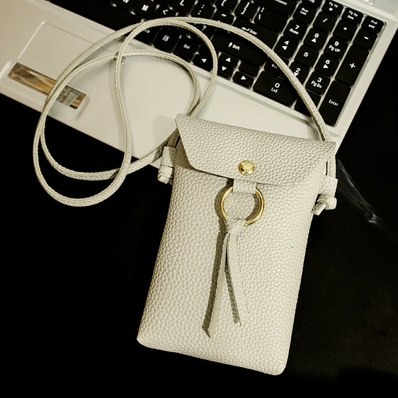 Wholesale PU Shoulder Messenger Phone Bag